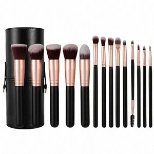 14st mjuka makeupborstar Set Soft Cosmetics Foundati Powder Eyeshadow Makeup Brushes Prish Make Up Kit Beauty Tools D8ew#