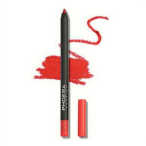 Wodoodporna matowa lipliner ołówek seksowna czerwono konturowana szminka trwająca, nietknięta kubek kremu nawilżającego makijaż kosmetyczny 12 color A112