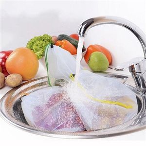 12PCS wielokrotnego użytku produkuj worki siatkowe Zabawki warzywne TOY STOUP TORCE OWORowe Torby spożywcze worka do przechowywania Akcesoria kuchenne 240325