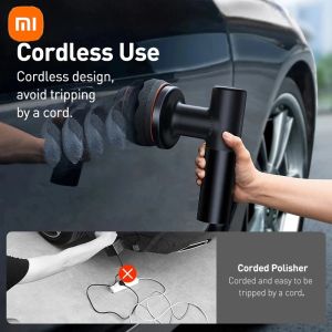 Kontrol Xiaomi Orijinal Parlatma Makinesi Kablosuz Parlatıcı Aracı Ayarlanabilir Hız Otomatik Ağda Araçları 3800 RPM Taşınabilir Araba