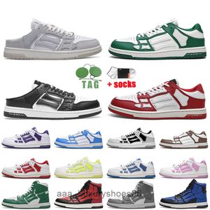 with Socks Fashion Designer Skel Top Low Shoes Skeleton Loafers Black White Gym Red Pine Green Hyper Royal Denim Court Purple Wom amirliness ami amiiris amirirs 6XR0