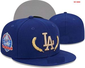 Men's Baseball Dodgers Fitted Size Hats LA Snapback Hats World Series white Hip Hop SOX Sport Caps Chapeau Gray Stitch Heart " Series" " Love Hustle Flowers Women a0