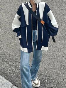 Frauen Baseball Jacken Casual Koreanische Mode DesignStreetwear Harajuku Grundlegende Adrette Weibliche Herbst Jacke Lose Uniform Top 240319