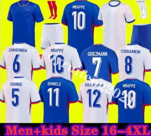 Kit per bambini adulti 2021 FRANCIA MBAPPE GRIEZMANN POGBA maglie 21 22 Maglia da calcio KANTE Maglie da calcio THAUVIN maglia da piede