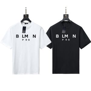 Mens Designer Band T Shirts Fi Black White Short Sleeve Luxury Letter Mönster T-shirt Storlek XS-4XL B2E8#