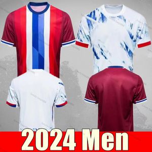 Norwegia 2024 Fani Norwaies Gracz Haaland Soccer Jersey National Drużyna 24 25 Erling Odegaard Oscar Bobb Home Away Away Camisetas de Futbol Football Shirt