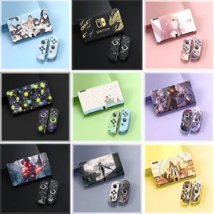 Cases Cute Cartoon Anime Case For Nintendo Switch Oled Joy Con Controller Shell Kawaii Soft Silicone Protective Cover Accessories