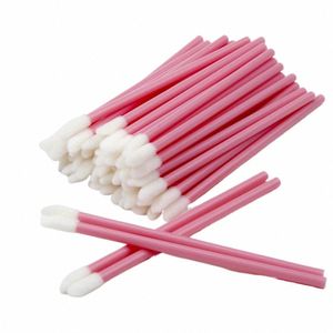 500/1000pcs/set engångsläppborste Lipstick Gloss Wands Applicator Makeup Tool Cosmetic Borstes Eyel Eyebrow Accores Q9H8#