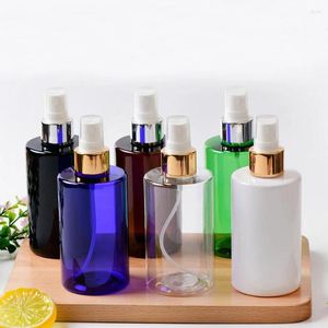 Garrafas de armazenamento 200mlplástico pet bomba garrafa névoa pulverizador flor toalete água essência perfume toner líquido cuidados com a pele embalagem cosmética