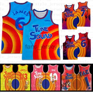 Space Jam 2 Basketball Jersey Bugs Bunny ! James Taz 1/3 Tweety Tunes squad 10 Lola Lebron 23 Michael 22 Bill Murray x3 Men kdis Jersey