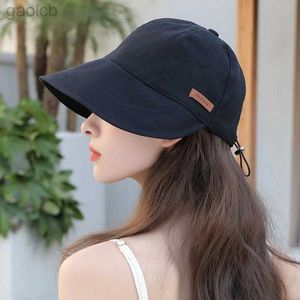 Wide Brim Hats Bucket Hats UV protection hat fisherman hat sun hat portable foldable wide Brim sun protection hat summer adjustable size hat 24323