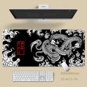 Almofadas dragão tapete de mesa gamer mousepads mouse pad escritório grande tapete do mouse grande mousepad teclado mousepads para computador