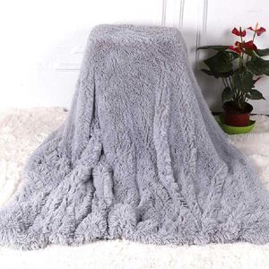 Cobertores Fofo Super Macio Cobertor de Lã Coral Sofá-cama