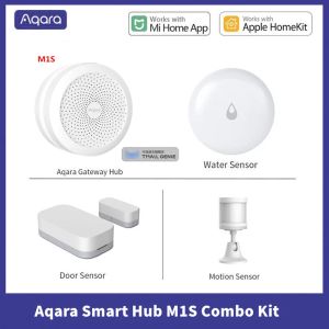 Kontrola Aqara Hub M1S Gateway Zestaw Zestaw Zigbee Automatyzacja Przełącznik bezprzewodowy Czujnik temperatury dla Homekit Xiaomi Mihome Smart Home