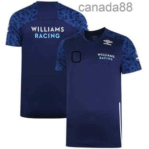 Mens Casual T-shirt F1 Williams Racing Team Training Jersey 3d Printing Official Website 100-5xl Formula CKK4