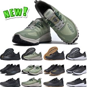 Großhandel Laufschuhe Keen ZIONIC WP für Männer Frauen Sporttrainer Flache Unterseite Triple Black White Gold Green Sneakers Größe 36-45