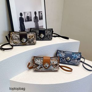 Designer lyxiga mode axelväskor franska nischdesign liten fyrkantig väska 2024 Ny mångsidig och elegant enkel axel crossbody womens väska