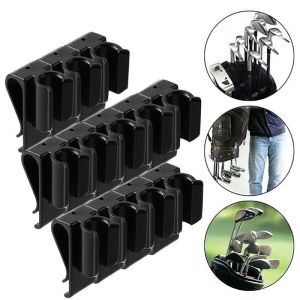 Aids 12Pcs Durable Golf Putter Clamp Holder Putting Golf Bag Clip On Putter Golf Ball Mark Clamp Holder Training Aids