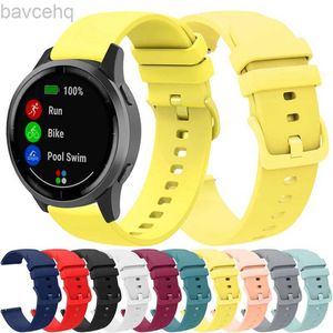 ウォッチバンド18mm 20mm 22mmシリコンストラップGarmin vivoactive 3 4 4Sストラップvenus samsung Active Huawei Watch GT 2 46mm Amazfit GTR 24323に適しています