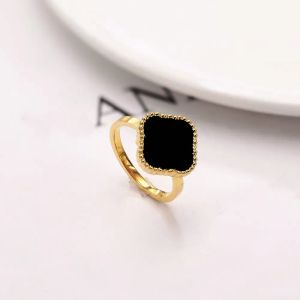 Neuer Luxus-Ring für Damen, Designer-Modeschmuck, Damen-Überzug, 18 Karat Gold, blau, grün, Muschel-Diamant-Ring, Schmuckzubehör