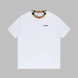 衣料品のメンズTシャツ2024高品質の夏の新しいファッションTシャツクラシックラウンドネックショートスリーブ