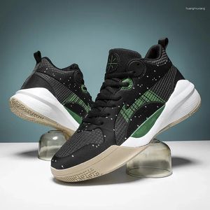 Basketball-Schuhe, hochwertige, modische, atmungsaktive 2024 Frühlings-Sportschuhe für Herren, bequeme, rutschfeste Gummi-Außensohle, Größe 44