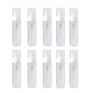 Storage Bottles 10 Pcs Pump Bottle Refillable Hand Soap Dispenser Reusable Empty Travel