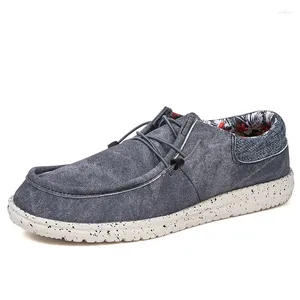 Sapatos casuais masculinos moda confortável respirável corrida esportes oversized outono inverno lona mocassins leves