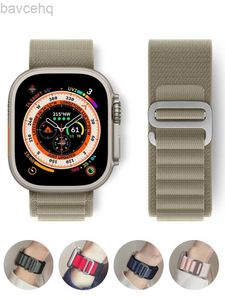 Titta på band Alpine Circular Strap for Watch Band 44mm 40mm 45mm 41mm 38mm 42mm 49mm Armband IWatch Series Ultra 2 9 7 6 5 4 3 SE 8 Rem 24323