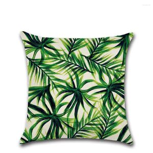 Pillow Pillows Silk Home Office Sofa Hug Pillowcase Green Linen 45x45 Cm Tan Outdoor