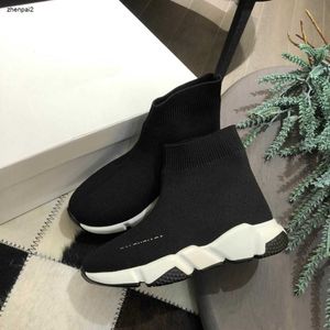 Luxury Kids sneakers Logo printing boys girls Knitted shoes size 26-35 Including The Cardboard Box high quality baby ankle boots 24Mar