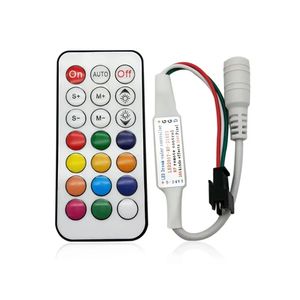 2024 new WS2815 WS2813 LED Lights Controller RF 14key 21Key Remote Wireless 350+ Dream Effect 4pin SM JST RGB IC Led Strip Light DC5-24V for