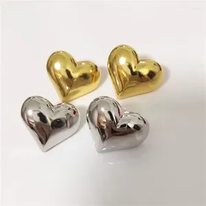 Ohrstecker Mode Gold Silber Überzogene Liebe Herz Ohrring Für Frauen Mädchen Klassische Party Schmuck Geschenke E2356