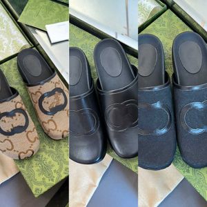 Chinelos Alta Versão Baotou Metade G para Família Mulheres Vestindo Sapatos Muller Passeios de Verão Cavalo Fivela Plana Versátil Casual Preguiçoso 2O8D