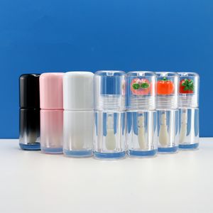 4 ml klare Lipgloss-Röhren, Lippenglasur-Flasche, Kosmetik-Verpackungsbehälter, Make-up-Werkzeuge