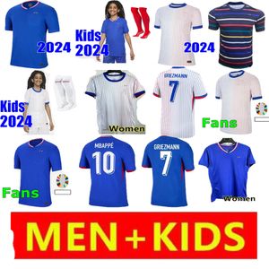 MBAPPE GRIEZMANN soccer jersey KANTE POGBA ZIDANE GIROUD MATUIDI Kimpembe VARANE PAVARO 24 25 Maillot de football shirt Men KIDS kit Set