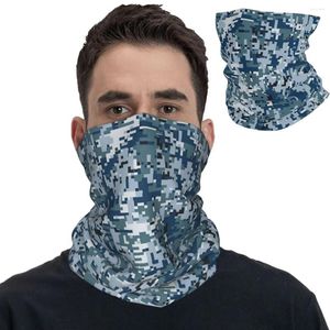 Scarves Navy Marine Bandana Neck Gaiter Camo Multicam Military Mask Scarf Warm Cycling Outdoor Sports Unisex Adult All Season