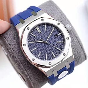 Luxury Royal Quartz Watch for Men and Women Diamond 15 Style Classic Round Rubber Belt, Silver Roman Dial With Box Wholesale #335