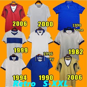 1982 Italys Classic Retro Soccer Jerseys Rossi 1990 1994 1998 2000 R.Baggio Maldini Totti del Piero 2006 Cannavaro Materazzi Nesta Pirlo Inzaghi Buffon Footbal Shirt