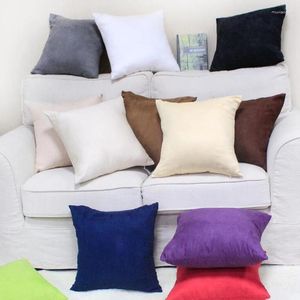 Pillow Cover Velvet Case 40x40cm For Living Room Sofa Decorative Pillows Home Decor Housse De Coussin Yellow Green Blue