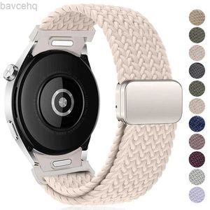 Cinturini per orologi Cinturino in tessuto per Samsung Galaxy Watch 6 40mm 44mm 4 classic/5 pro 45mm 47mm 43mm braccialetto magnetico gapless 24323