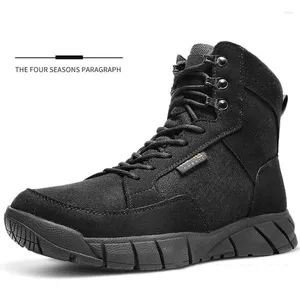 Fitness Shoes Men Outdoor Military Tactical Wool Boots Non-Slip Breathable Wear Resistant Light Climbing Trekking Training Sports