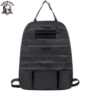 Taschen Sinairsoft Universal Car Sitz Back Bag Tactical Molle Autositz Organizer Aufbewahrung Nylon Sitzorganisator Beschützer Autojagd