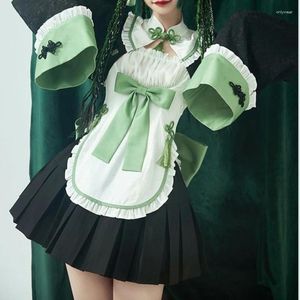 Lässige Kleider Lolita Stil Mode Kleid Frauen Stehen Kragen Langarm Weibliche Bogen Knoten Kontrast Farbe Patchwork Dünne Mini Robe Femme