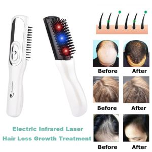 Produtos ferramenta de tratamento de cuidados de crescimento do cabelo massagem a laser pente dispositivo massageador de cabelo pente escova de cabelo crescer laser anti perda de cabelo terapia