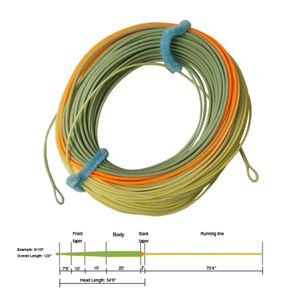 Linhas de linha monofilamento aventik 5256ft cabeça mosca para vara de pesca spey e interruptor carretel entrega gota esportes ao ar livre otyhc