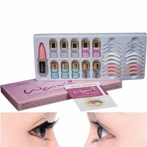 Eyel Perm Kit Curling L Lift Set Eye L Extensi Falso Eyeles Glue Extensi Ferramentas de Elevação Onda Loti Maquiagem 779w #