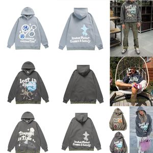 Erkek Hoodie Designer Lüks Hoodies Erkek Sokak Giyim Moda Sweatshirt Külot Üst Eşleştirme Seti Mor Siyah Gri XXL Pamuk Terzini Kadın Adam giysi kıyafet