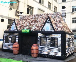 wholesale 7m Portable Antique Ogival Bar Inflated Outdoor Inflatable Pub Booth