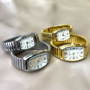 Square Wine Barrel Shaped Elderly Man's Male and Female Couple's Watch, Personalized Quartz Watch Batch